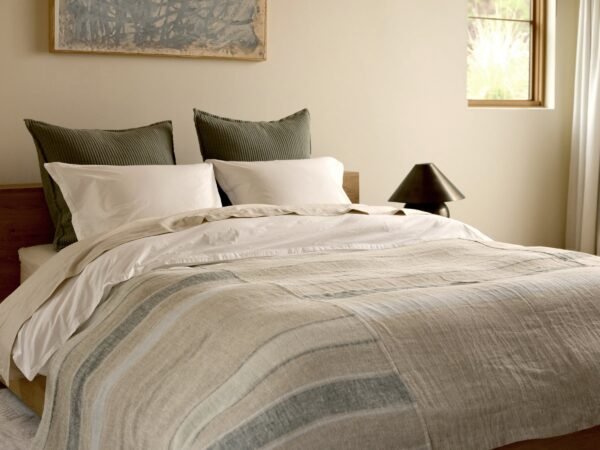 Heritage Linen Bed Cover - Image 5