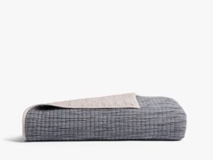 Organic Channel Gauze Throw