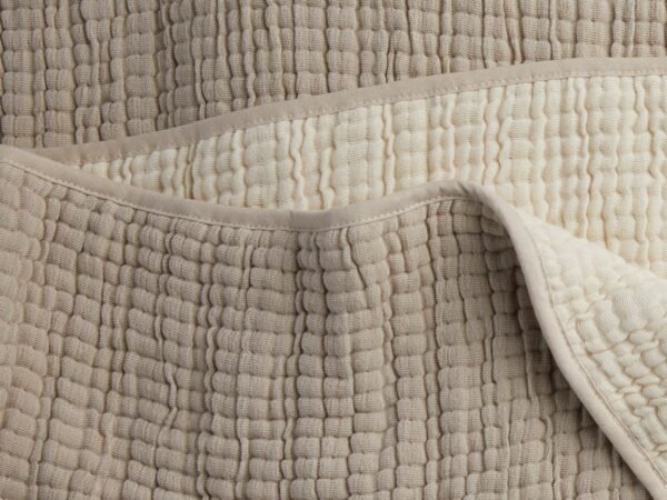 Organic Channel Gauze Throw - Image 3