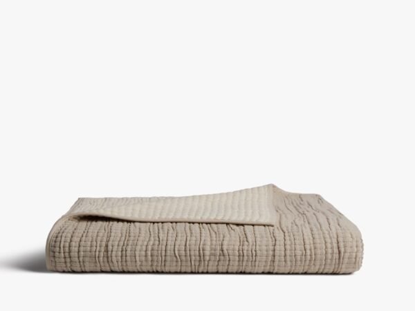 Organic Channel Gauze Throw - Image 2