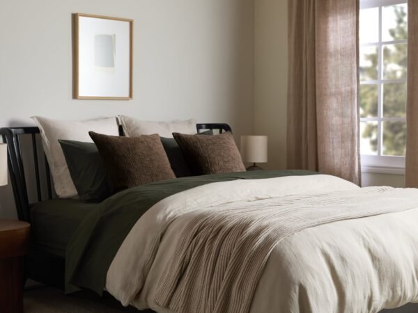 Organic Rib Knit Throw - Image 4