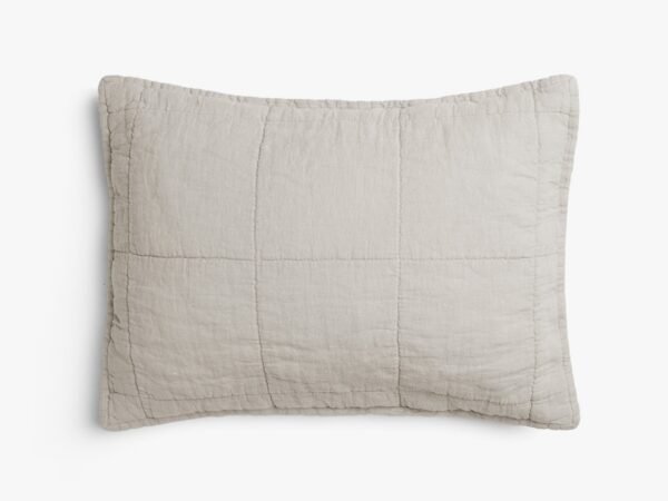 Toddler Linen Box Quilted Sham