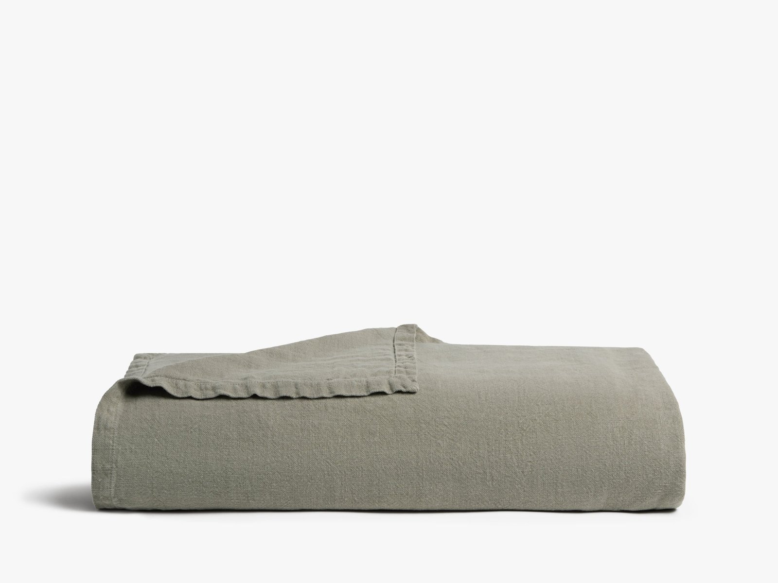 Vintage Linen Bed Blanket - Image 2