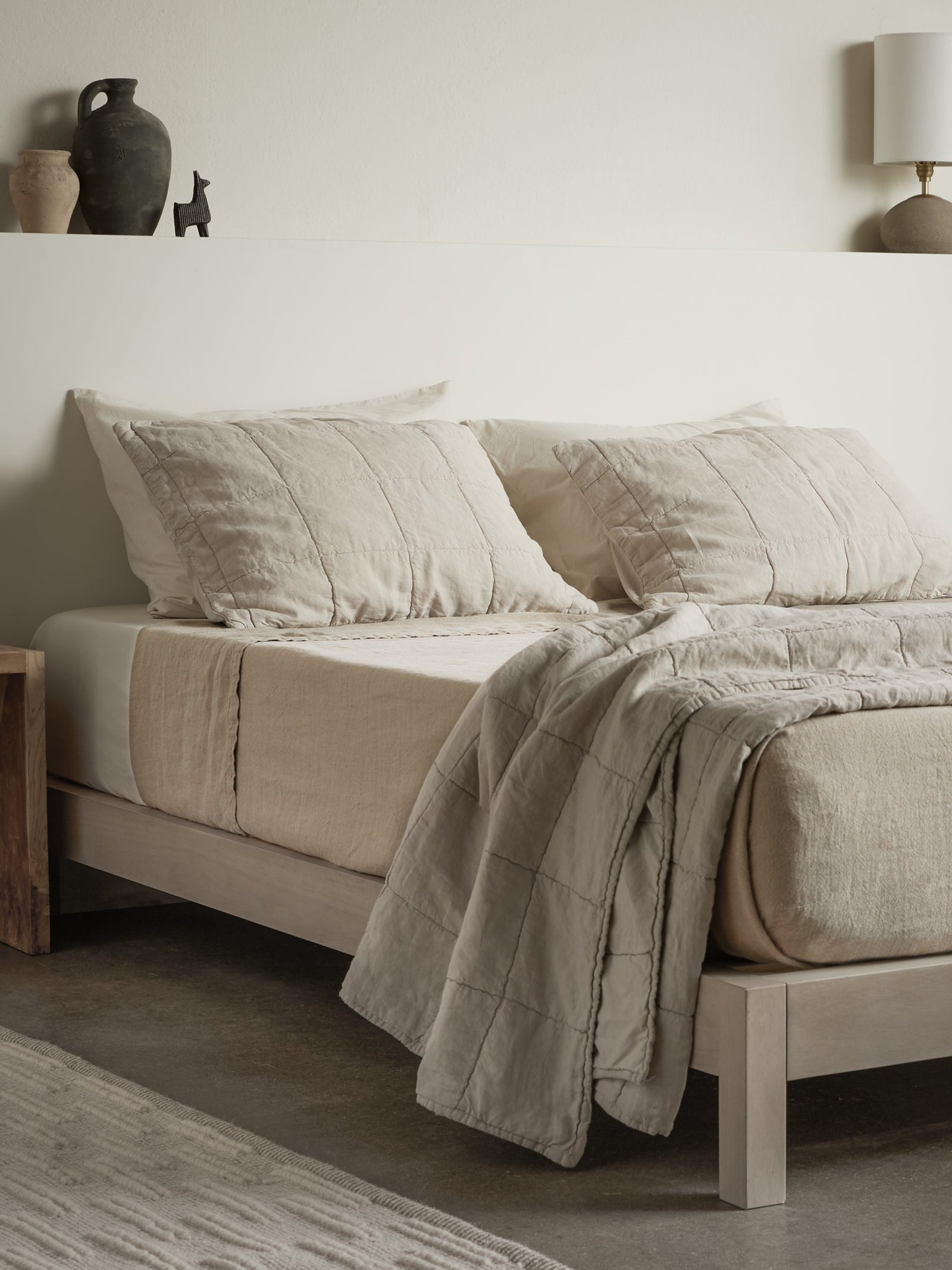 Vintage Linen Bed Blanket - Image 6